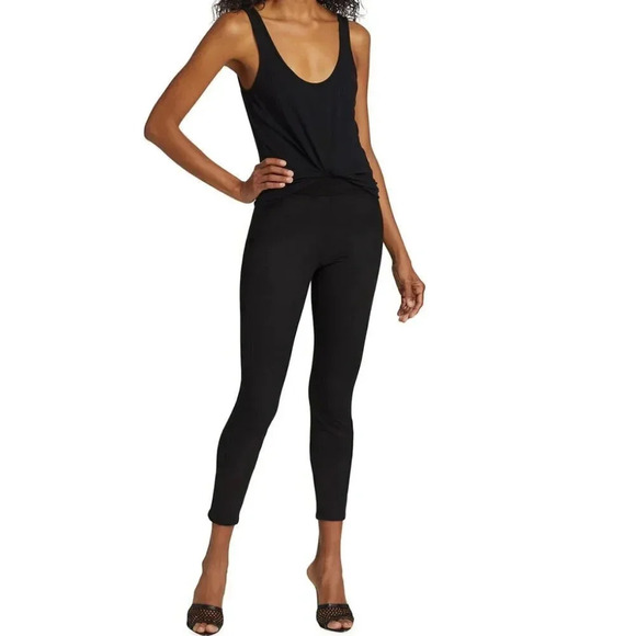 L'AGENCE Nini Skinny Faux Suede Pants - Picture 1 of 6